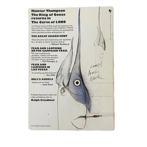 The Curse of Lono by Hunter S. Thompson - paperback ISBN 0-553-01387-4 - Picture 2 of 8